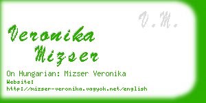 veronika mizser business card